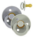 BIBS Colour Pacifiers - Size 2 - 2-Pack - Round - Sage/Cloud