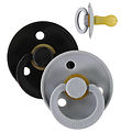 BIBS Colour Schnuller - Gr. 3 - 2er-Pack - Rund - Cloud/Black