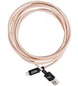 Design Letters Charging cable - 3 Meters - Pink