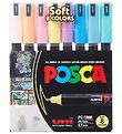 Posca Markers - PC-1MR - 8 st. - Gedempt Kleuren