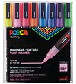 Posca Markers - PC-3ML - 8 pcs - Multicolour w. Glitter