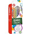 Stabilo Trélitir - EasyColors - Hægri - 6 Stk. - Marglitt
