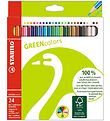 Stabilo Colouring Pencils - GreenColors - 24 pcs - Multicolour