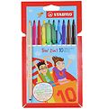 Stabilo Trio 2-in-1 - 10 stk - Multicolour