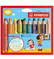 Stabilo Colouring Pencils - Woody 3-in-1 - 10 spcs. - Multicolou