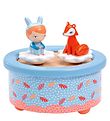 Djeco Melody Box - 12 cm - Wood - Fox