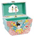 Djeco Jewelry Box w. Music - 14x15x8 cm - Flowery Melody