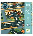 Djeco Autospur - 21 Teile - Puzzlespiel