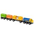 BRIO World Freight train w. 3 Wagons - Multicolour 33982