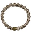 Kknekki Hair Tie - Brown Glitter w. Lace