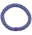 Kknekki Hair Tie - Purple Blue Glitter