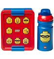 LEGO® Storage Brotdose/Trinkflasche - Iconic - Blau/Rot