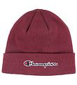 Champion Hat - Knitted - Bordeaux w. Logo