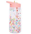 Petit Monkey Water Bottle w. Straw - 300 ml - Macaron Pops - Cor