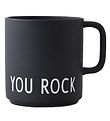 Tasse Design Letters - Favourite - Noir av. Vous Rock