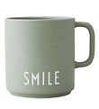 Design Letters Cup - Favourite - Green w. Smile
