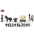 Kids by Friis Birthday Train - 45 cm - Cowboy w. 11 Numbers