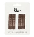 Bows By Str Hairpins - 24 pcs. - Brown
