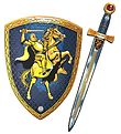 Liontouch Kostymer - Riddersett - Blå