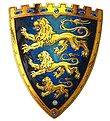 Liontouch Búningur - Þrefaldur ljónaskjöldur - Blár