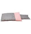 Mini Mommy Literie de Poupe - 40 cm - Deluxe Gris/Rose