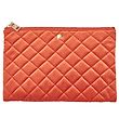 Fan Palm Toiletry Bag - Quilted Velvet - Apricot