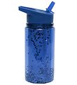 Petit Monkey Juomapullo, Pilli - 300 ml - Glitter Y Blue