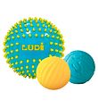 Ludi Sensory Ball - 3 pcs. - Blue