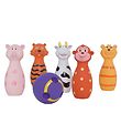 Ludi Bowling Set - Animals - 6 Parts