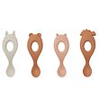 Liewood Spoons - Liva - Silicone - 4-Pack - Rose Mix