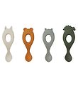 Liewood Löffel - Liva - Silikon - 4er-Pack - Hunter Green Mix