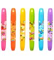 Ooly Marker-Tuschen - Jumbo Juicy - 5er-Pack - Bunt