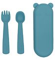 We Might Be Tiny Besteckset - Silikon - Blue Quaste