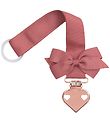 Little Wonders Dummy Clip - Cinnabar w. Bow/Copper Heart