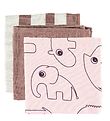 Done By Deer Spucktücher - 3er-Pack - 70x70 cm - Deer Friends Po