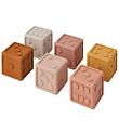 Liewood Baby Toys - 6 pcs - Silicone - Gloria - Dice