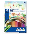 Staedtler Crayons de couleur - Couleur Noris - 36 pices