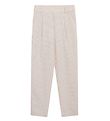 Grunt Trousers - Liv Check Pant - Nature