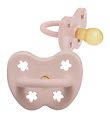 Hevea Schnuller - 0-3 mt. - Naturgummi - Powder Pink. Blumen