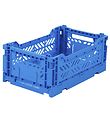 Aykasa Vouwbare box - 27x17x11 cm - Mini - Elektrisch Blue