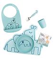 Done by Deer Set de Vaisselle - Silicone - 5 Parties - Blue