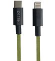 Design Letters Lightning Charging Cable - 1 m - Liningest Green