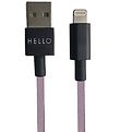 Design Letters Lightning Charging Cable - 1 m - Lavender