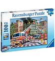 Ravensburger Puzzle Game - 100 Bricks - Fire Truck Rescue