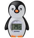 Mininor Badthermometer - Penguin - Zwart/Wit