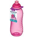 Sistema Water Bottle - Squeeze - 330 mL - Pink w. Pink