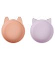 Liewood Bowls - Silicone - Vanessa - 2-Pack - Light Lavender Ros