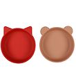 Liewood Schüsseln - Silikon - Vanessa - 2er-Pack - Apple Rot/Tos