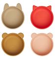 Liewood Bowls - Silicone - 4-pack - Malene - Tuscany Rose Multi