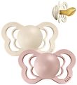 Bibs Couture Schnuller - 2er-Pack - Gr. 2 - Naturgummi - Ivory/B